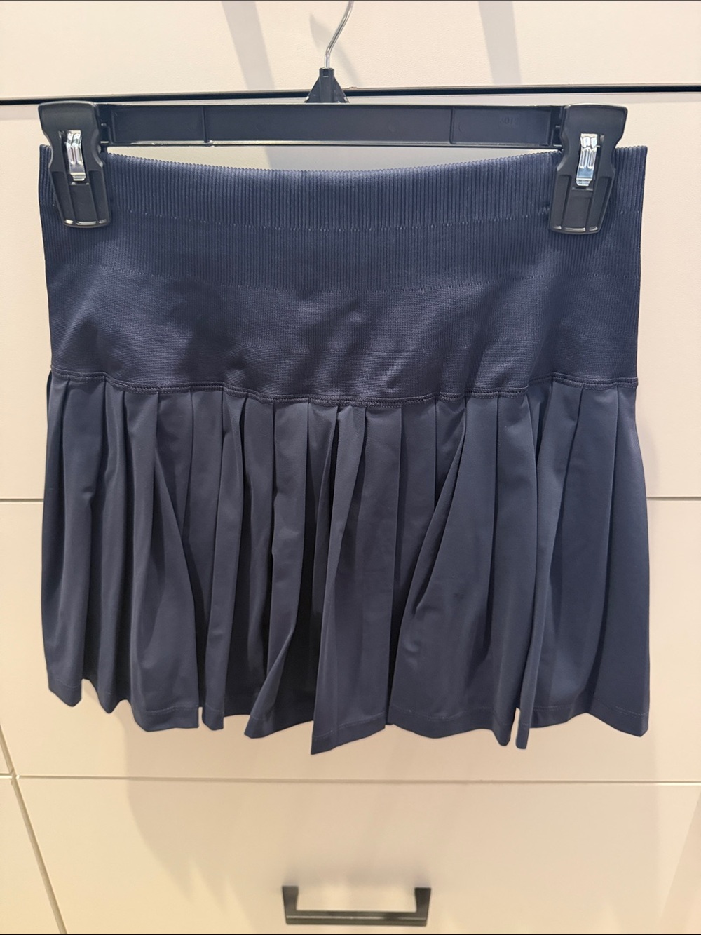 Wilson Pleated Navy Women's tennis Skirt - Comfortable Waistband Medium